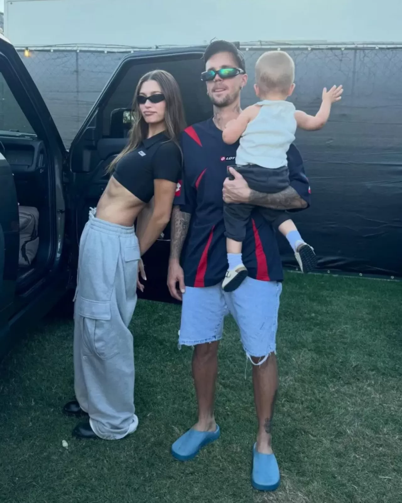 Hailey Bieber, Justin ve Bebekleri Jack ile Coachella'da!