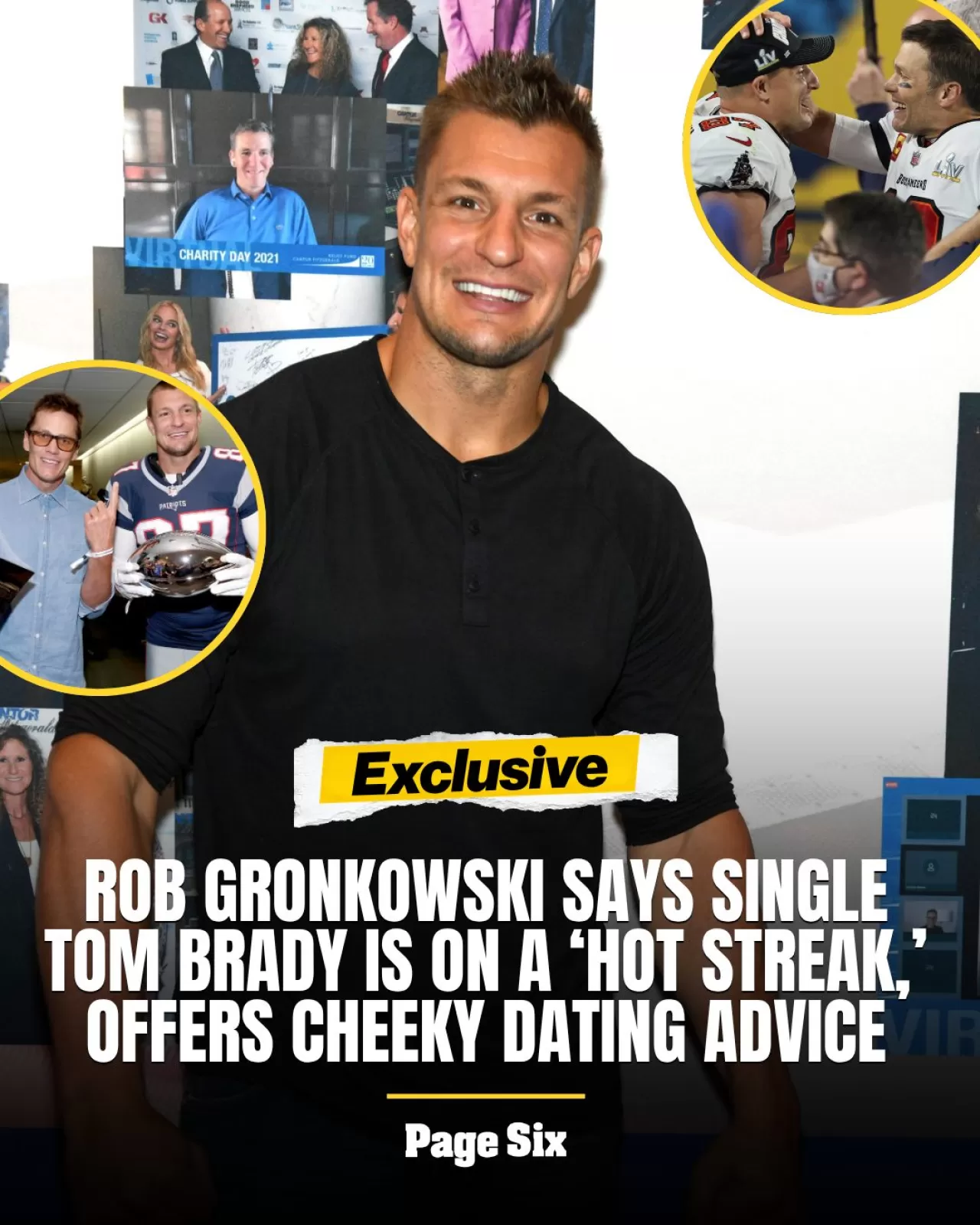 Gronkowski'den Tom Brady'ye Flört Tavsiyesi: "Kalbini Takip Et"