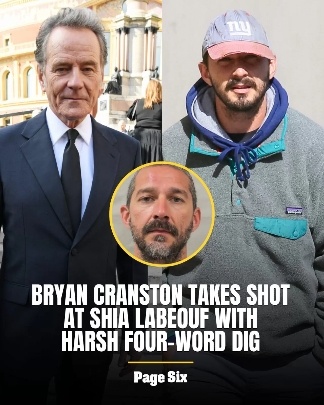 Bryan Cranston'dan Shia LaBeouf'a Sert Uyarı