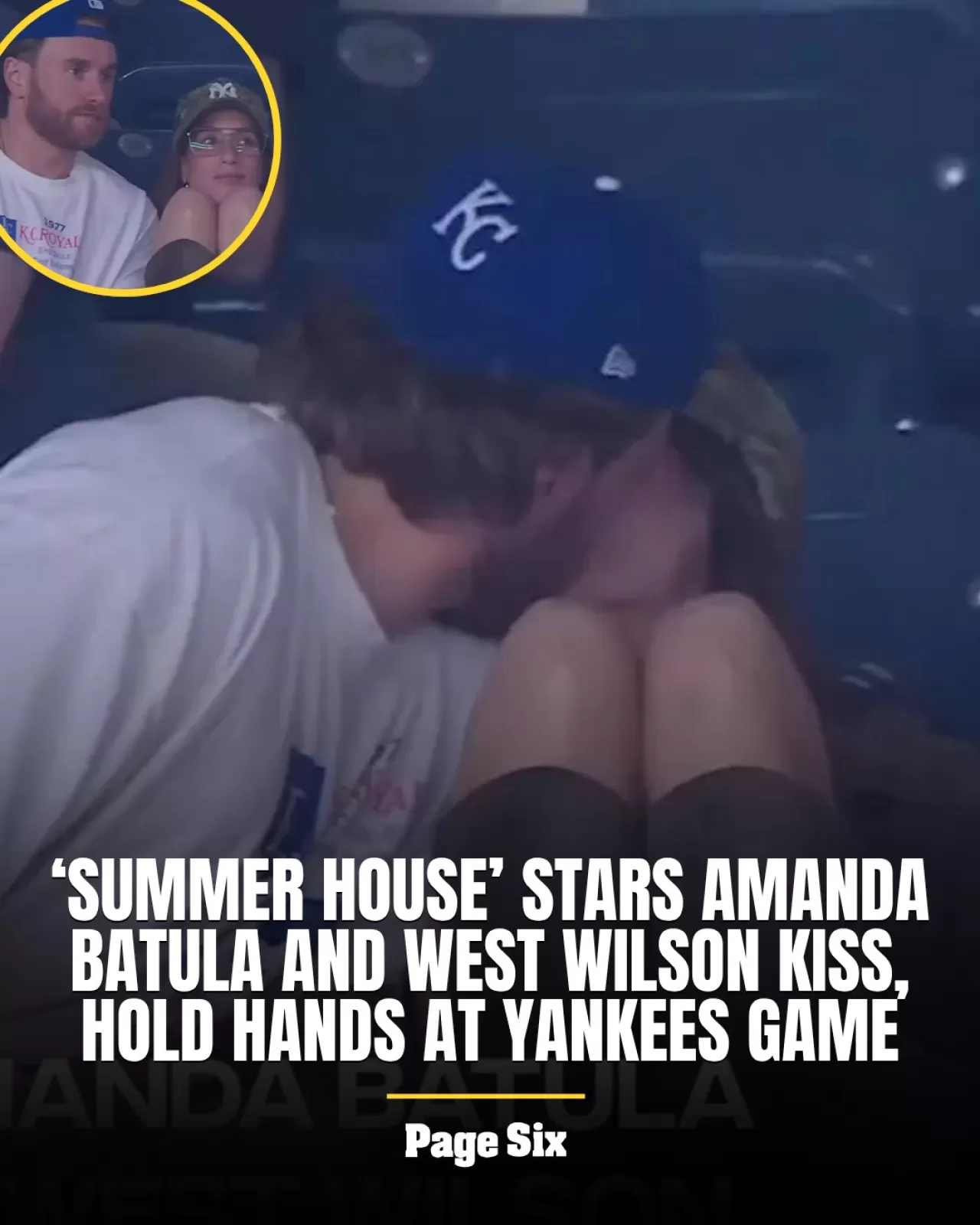 Amanda Batula ve West Wilson Canlı Yayında Öpüştü