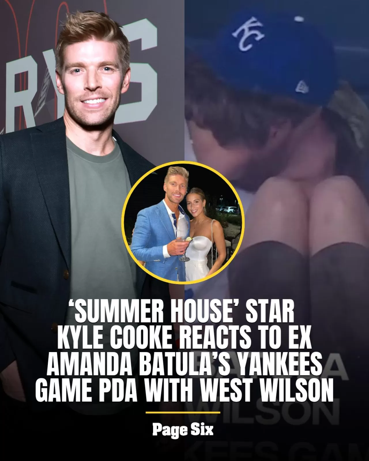 Kyle Cooke, Eski Eşi Amanda Batula'nın West Wilson ile Beyzbol Maçındaki PDA'sına Tepki Gösterdi