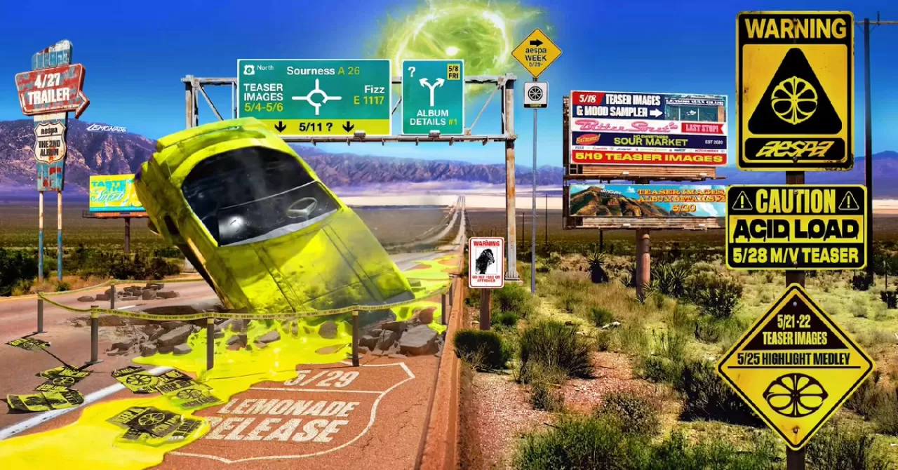 aespa 'LEMONADE' için Geri Sayım Başladı: Yeni Tekli Yakında!