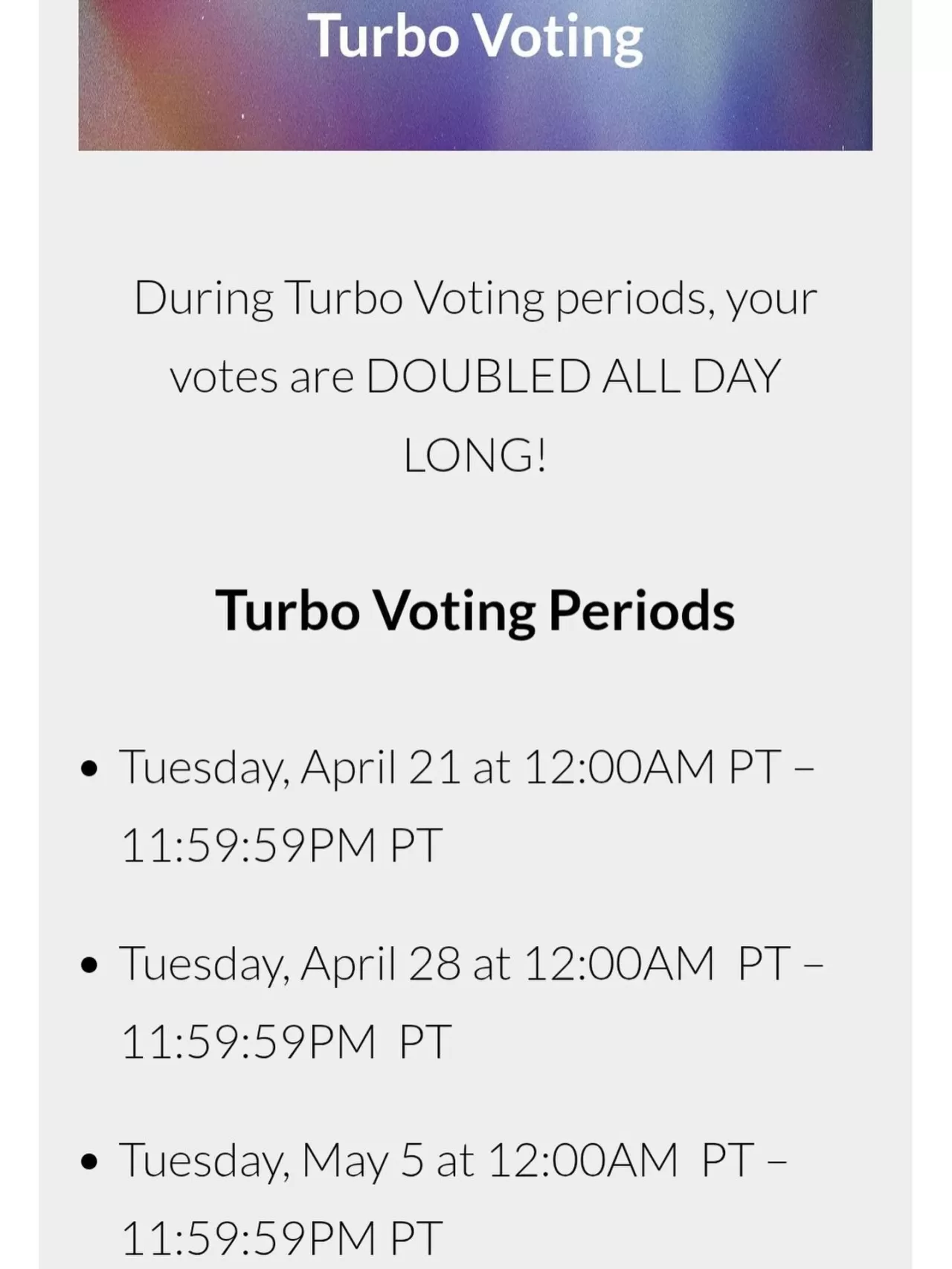 BTS Turbo Oylama: Yarın Tüm Oylar İki Kat Sayılacak