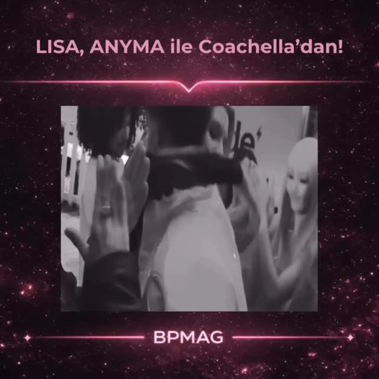 Anyma Coachella Sahne Arkasında LISA'yı Paylaştı