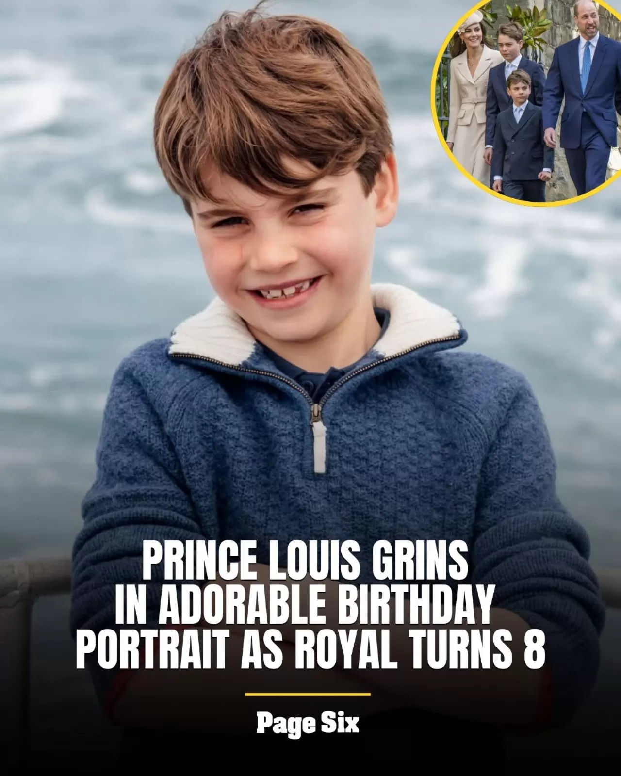 Prens Louis 8 Yaşında: Kraliyet Ailesinden Anlamlı Doğum Günü Paylaşımı