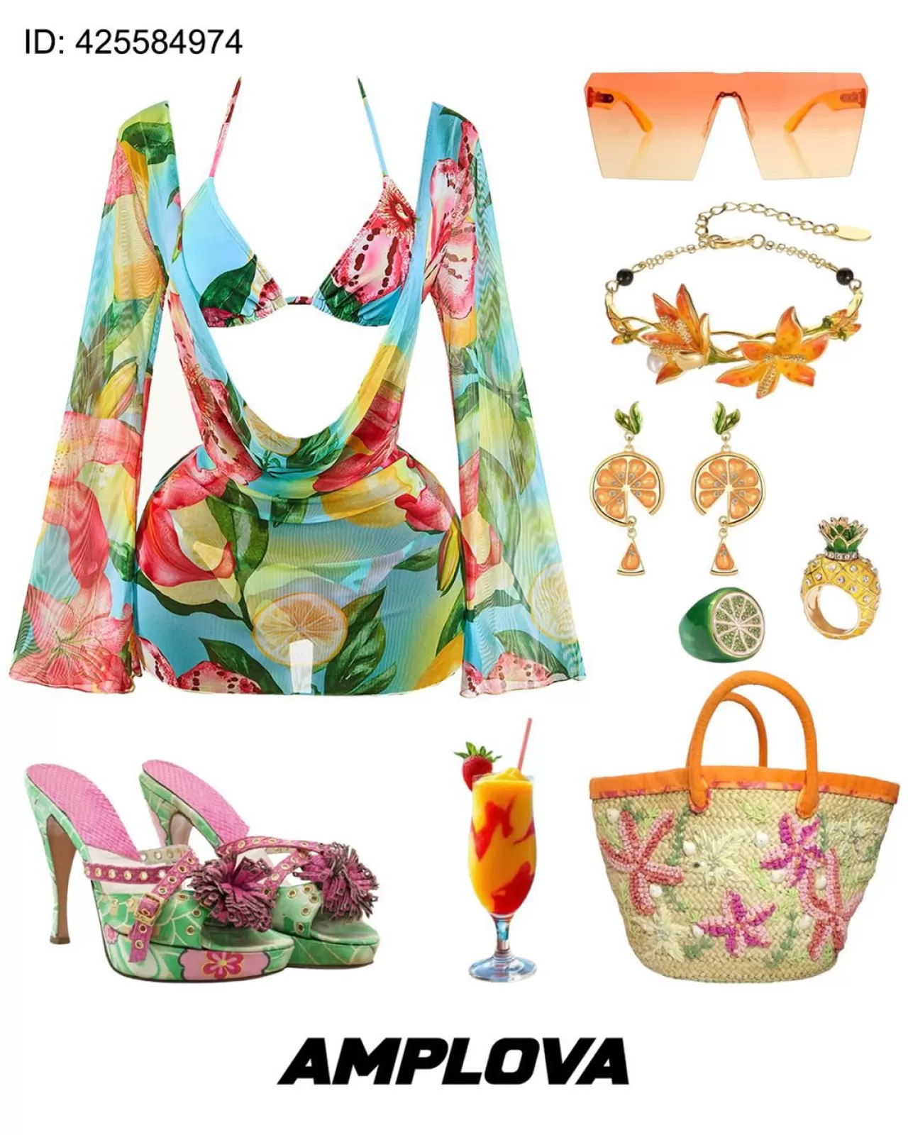 AMPLOVA Yaz Plaj Modası Koleksiyonu SHEIN'de Satışa Çıktı