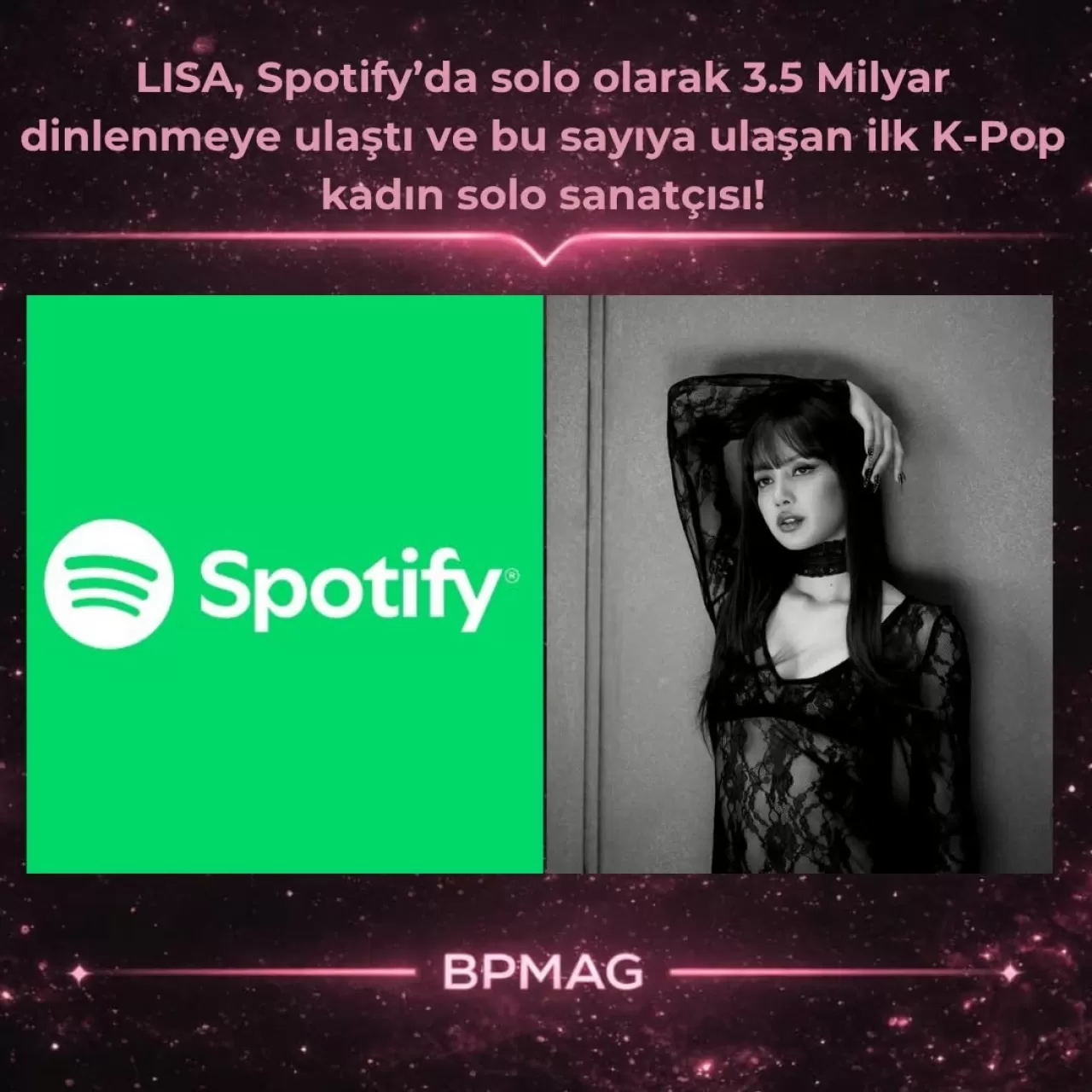 LISA, Spotify'da Tarih Yazdı: 3.5 Milyar Dinlenmeyle Bir İlke İmza Attı
