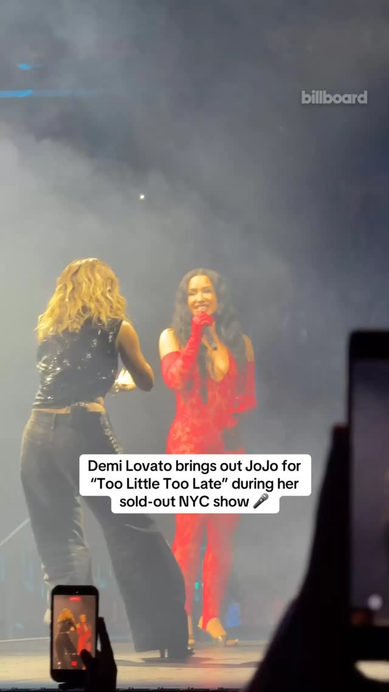 Demi Lovato MSG'de JoJo'yu Sürprize Çıkardı: 2006 Hiti Sahnelendi