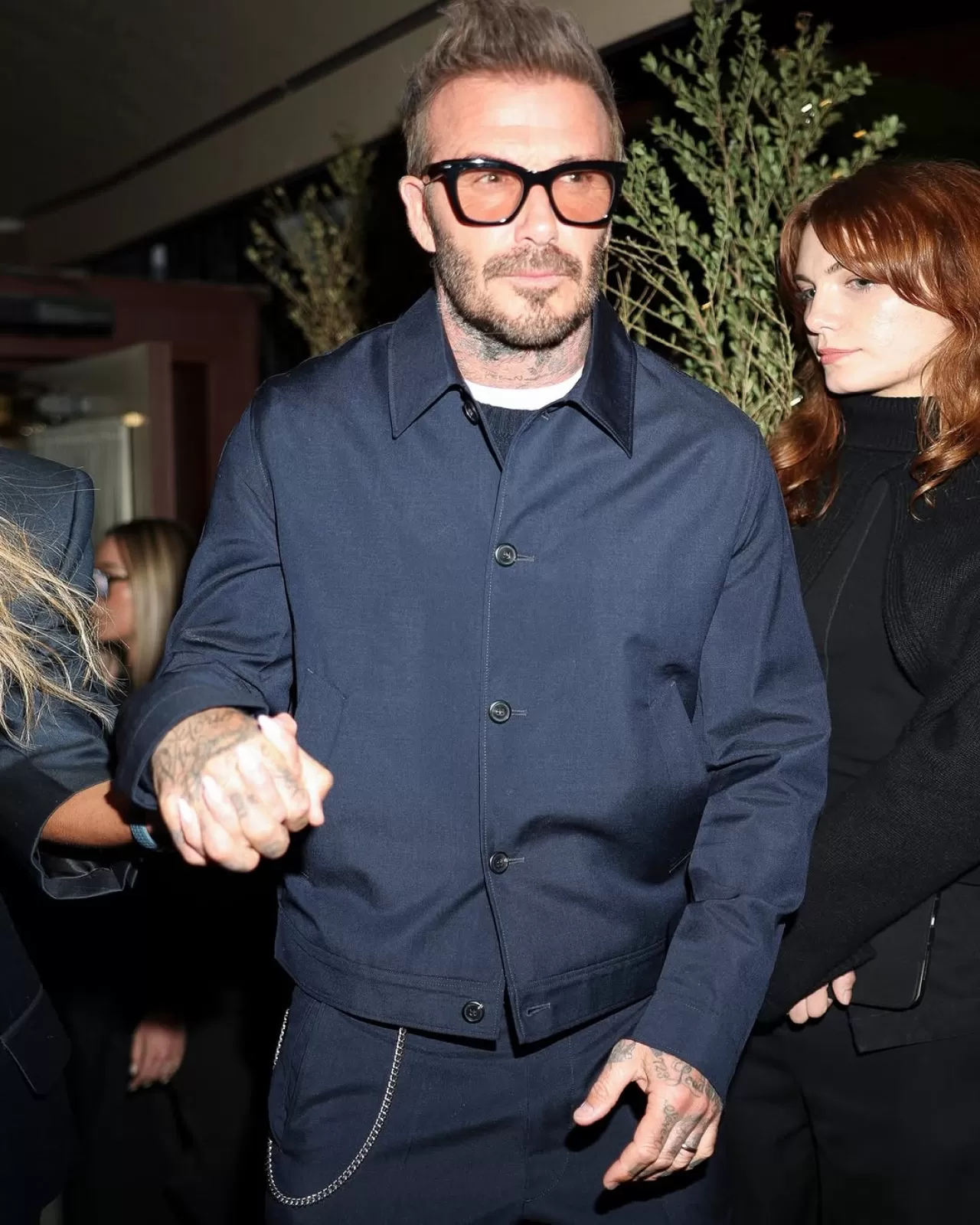 David Beckham'ın Belt Chain Aksesuarı ile 2003 Nostaljisi