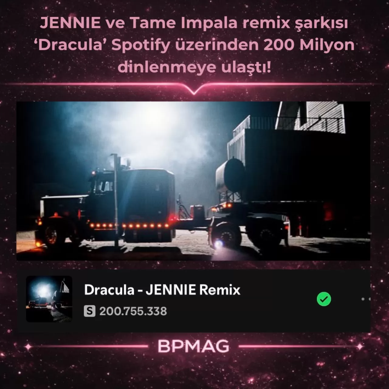 JENNIE ve Tame Impala'nın 