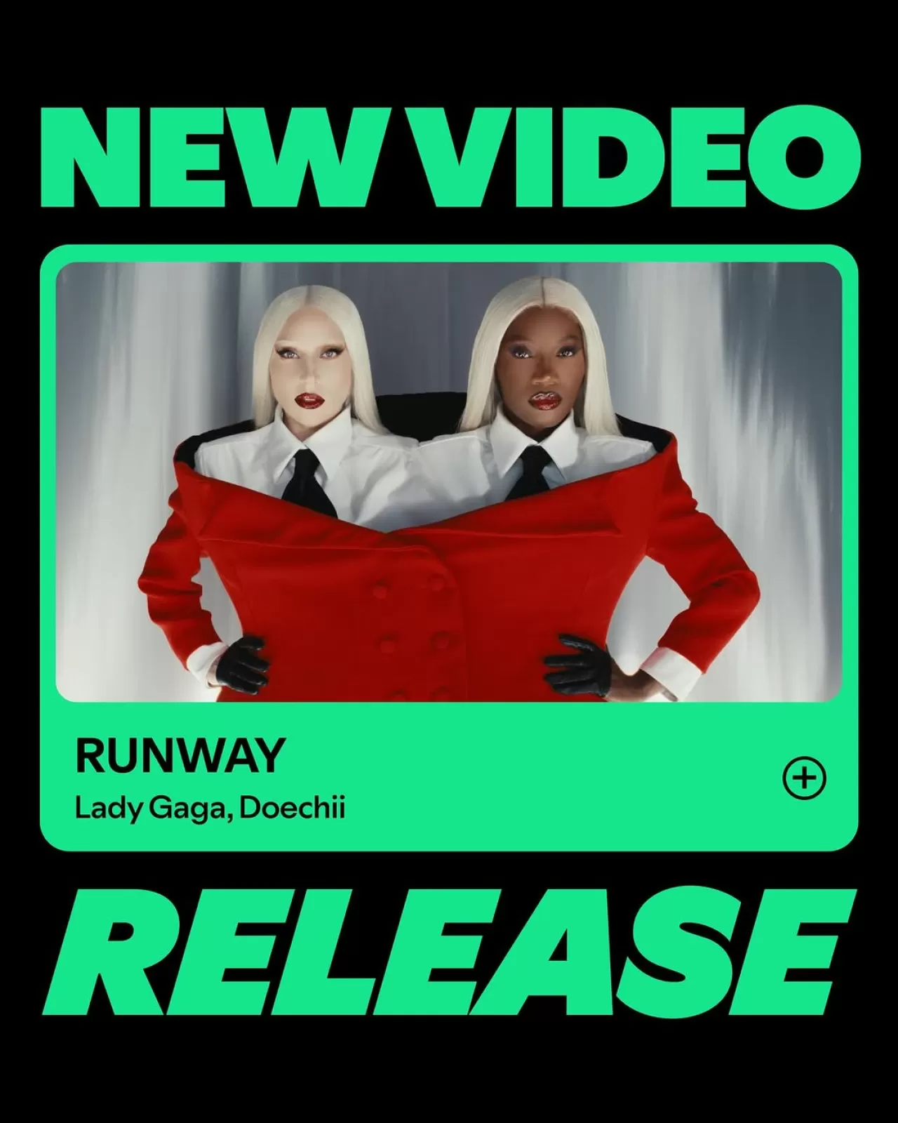 Lady Gaga ve Doechii'nin RUNWAY Videosu Spotify Premium'da