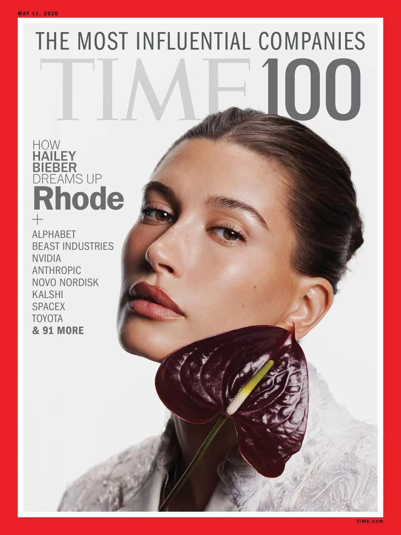 Hailey Bieber ve Rhode, TIME'ın En Etkili Şirketler Listesinde