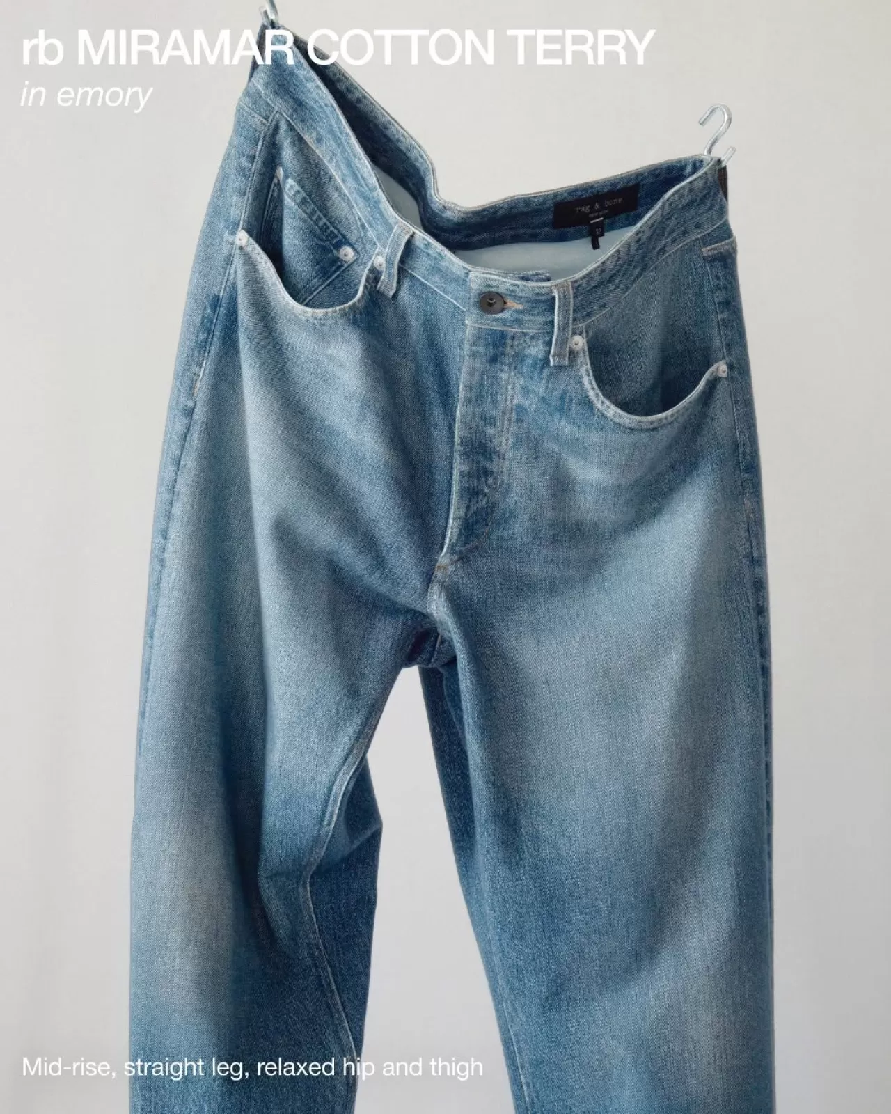 rag & bone'dan Yaz İçin Devrim Niteliğinde Denim: Miramar Sweatpant Jean