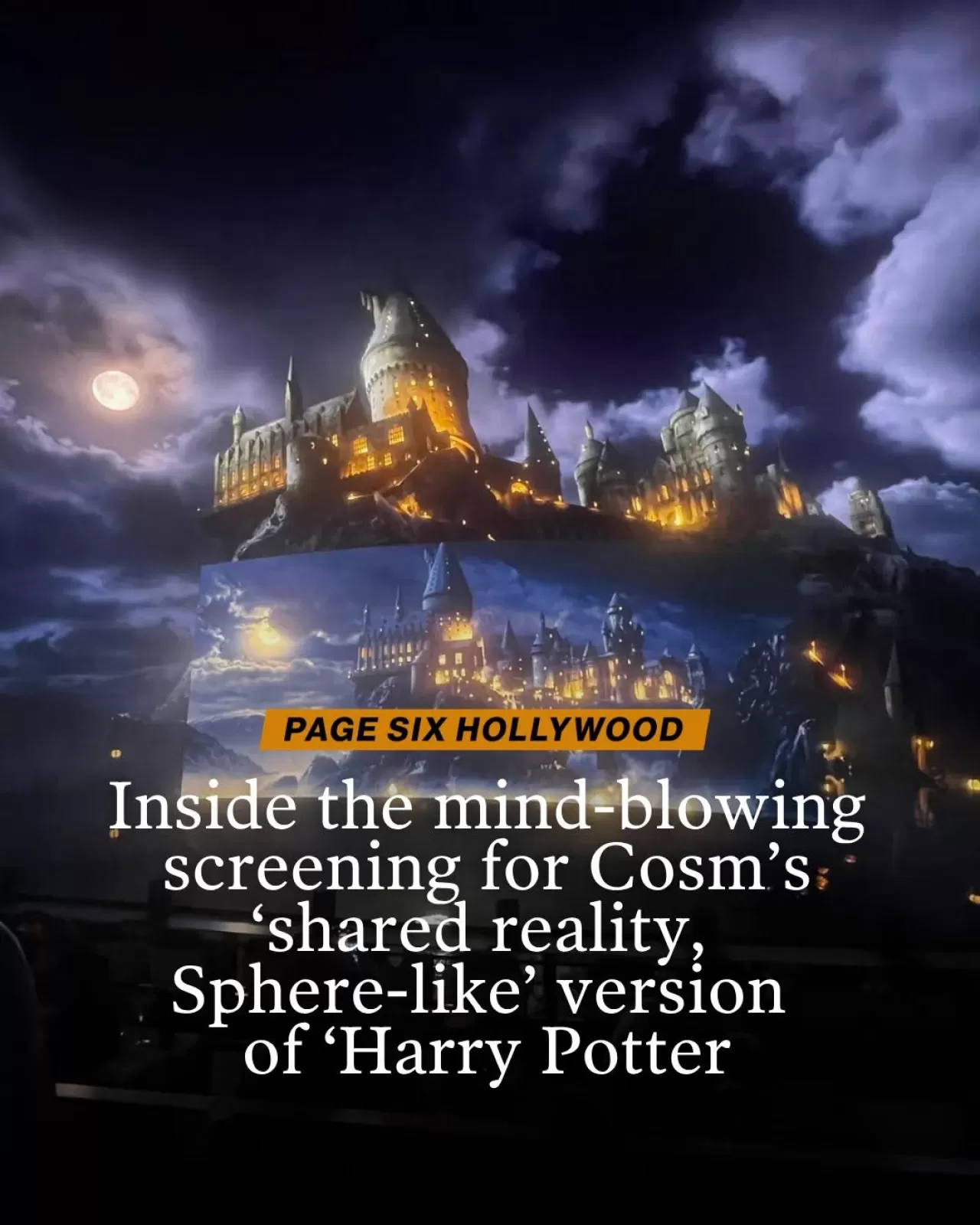 Harry Potter Sinema Deneyimi: 87 Footluk Dev LED Ekranda Hogwarts Büyüsü