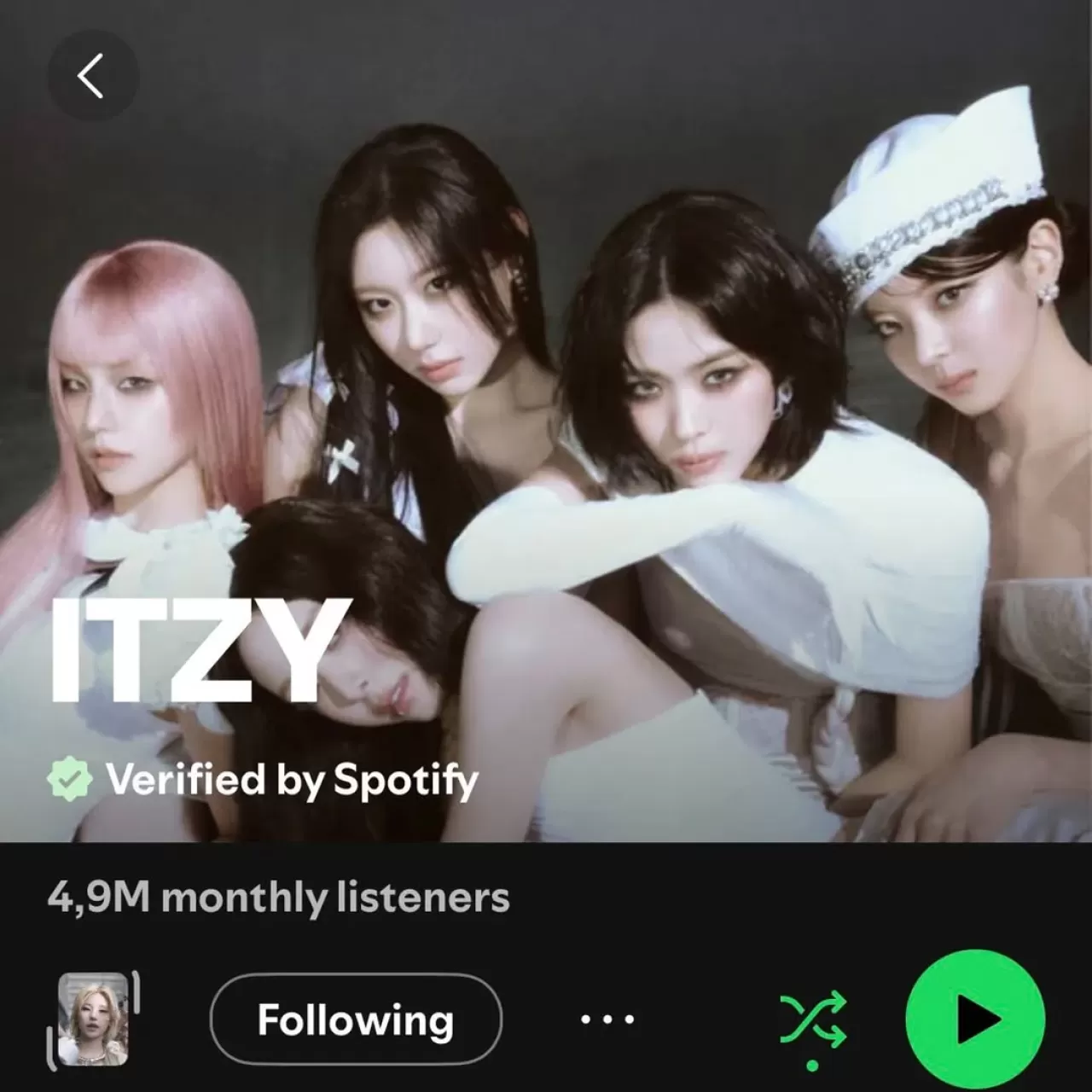 ITZY, Spotify Tarafından "Onaylanmış Sanatçı" Statüsüne Kavuştu