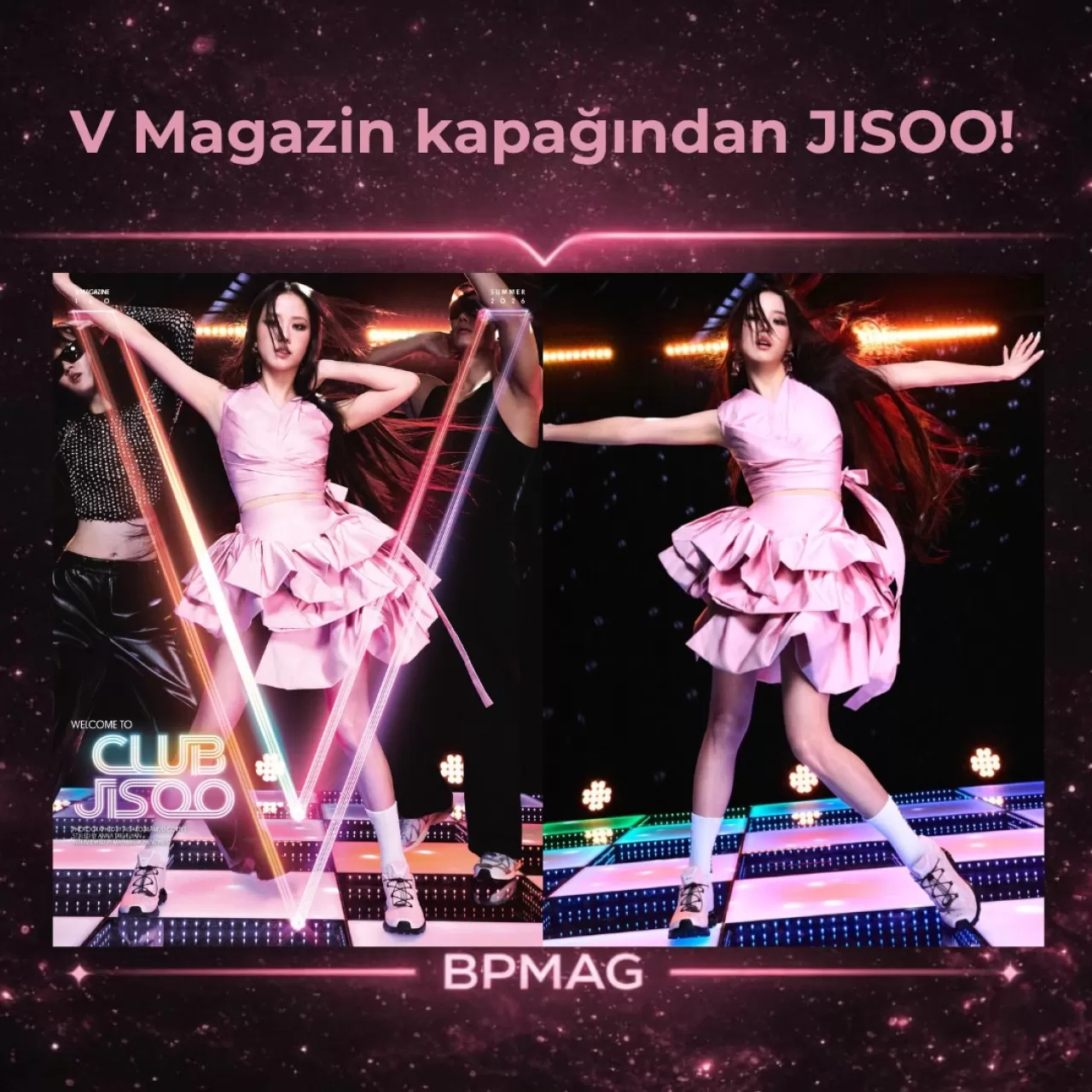 JISOO, V Magazine'in Yaz Sayısı için Kamera Karşısına Geçti