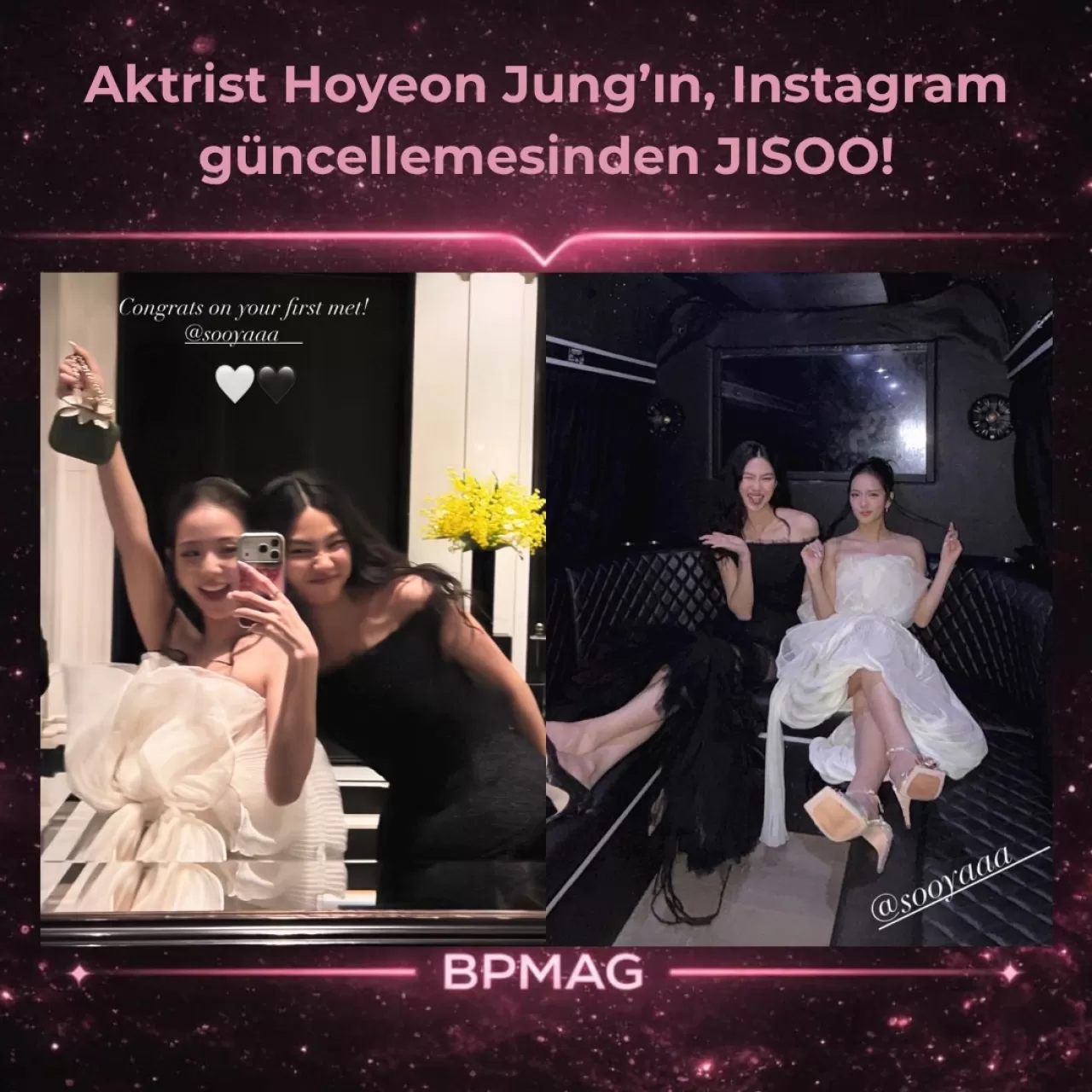 Hoyeon Jung'dan Jisoo Paylaşımı: İki Yıldızın Samimi Dostluğu Sosyal Medyada Gündemde