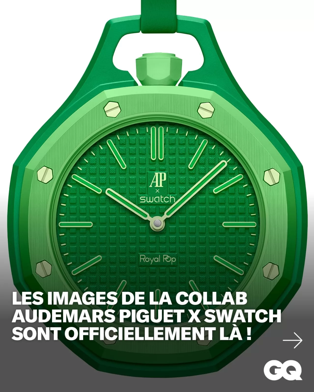 Audemars Piguet ve Swatch'tan Royal Pop: Biyoseramik Cep Saati Koleksiyonu