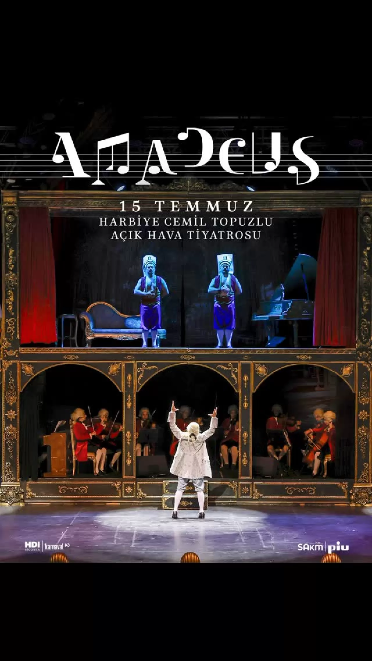 Amadeus, 15 Temmuz'da Harbiye Açık Hava'da: 7 Sezon Kapalı Gişe Devam Ediyor