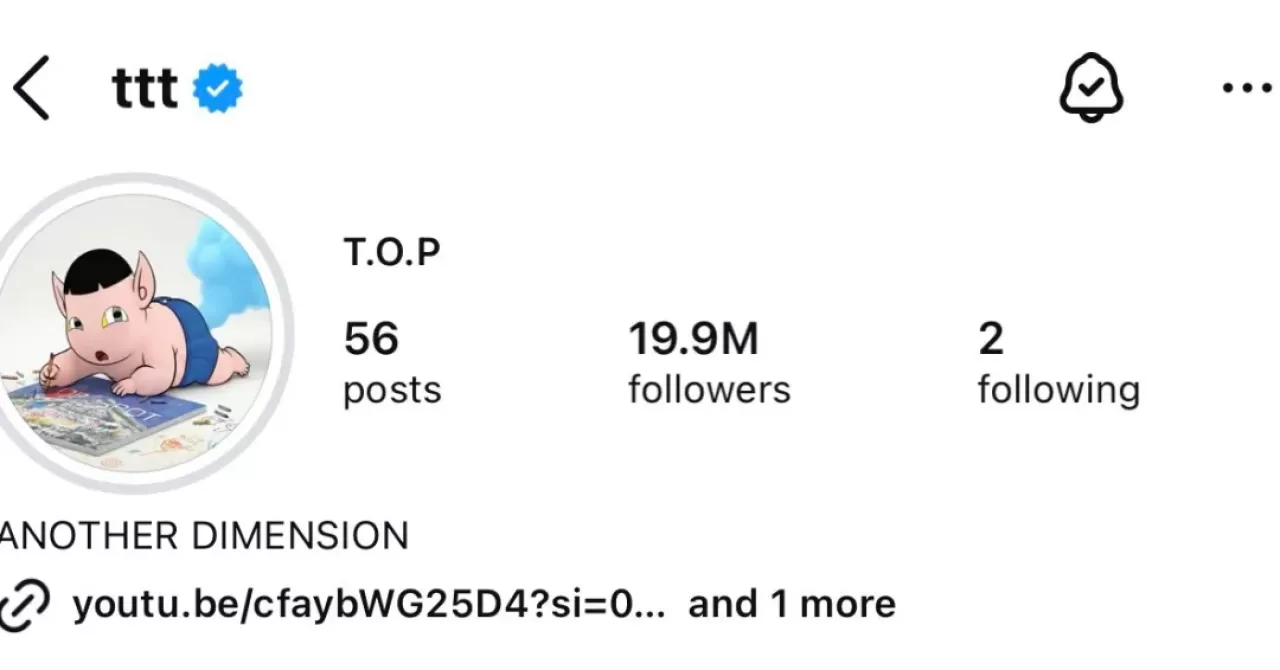 T.O.P Instagram Profil Fotoğrafını Güncelledi: BIGBANG'ın 20. Yıl Dönümü Öncesi Merak Artıyor