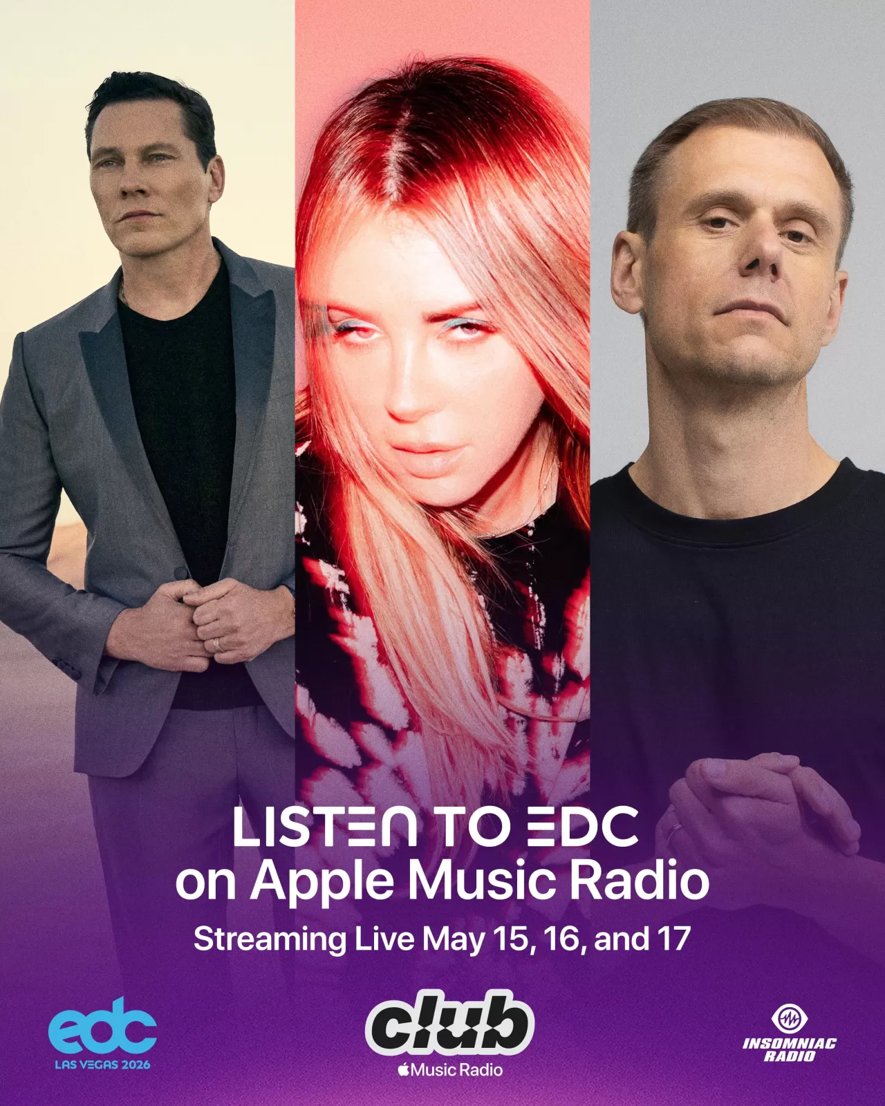 EDC Las Vegas 2026 Canlı Yayınları Apple Music'te Başlıyor