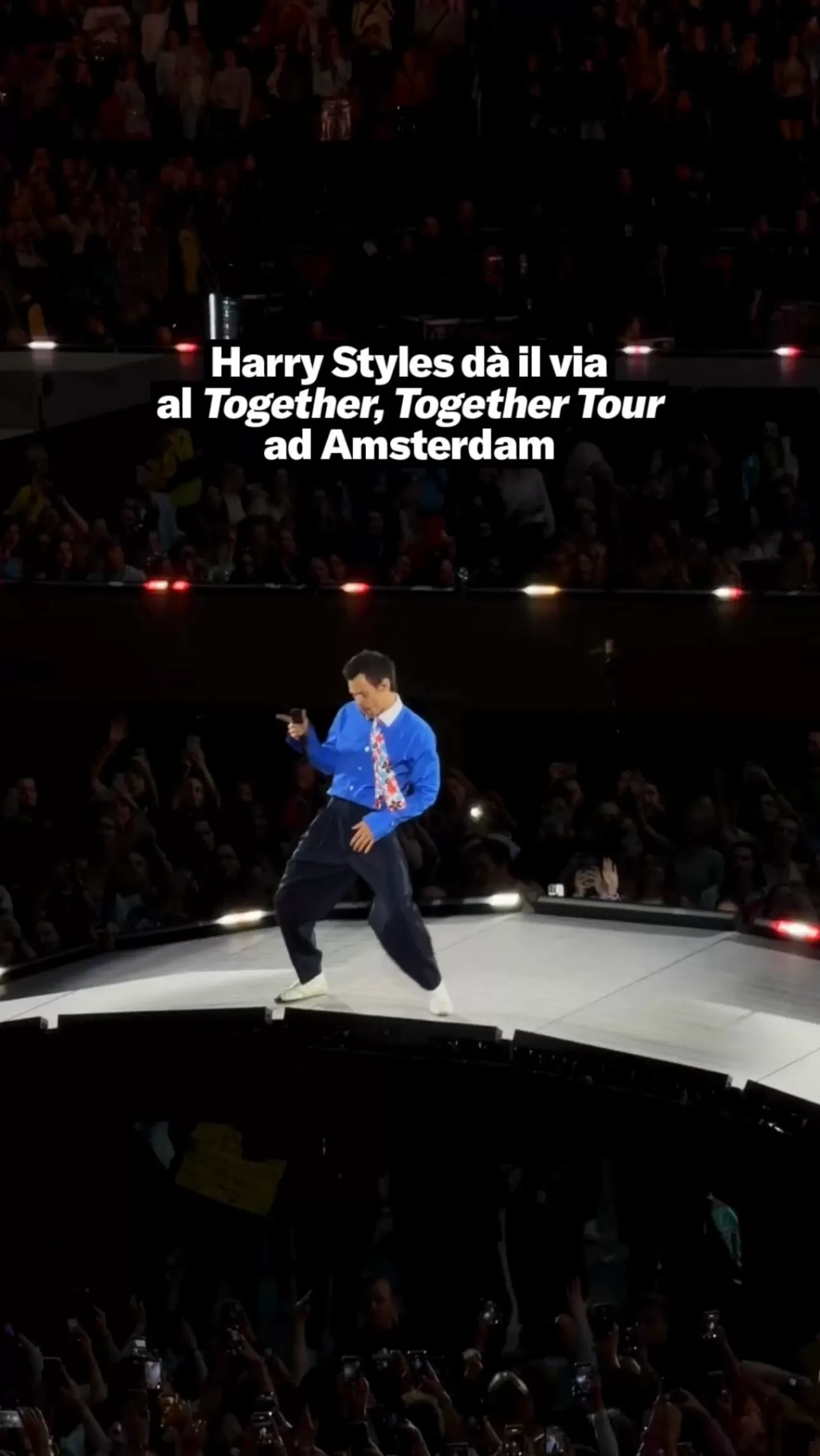 Harry Styles Üç Yıl Sonra Sahneye Döndü: Amsterdam'da Konser