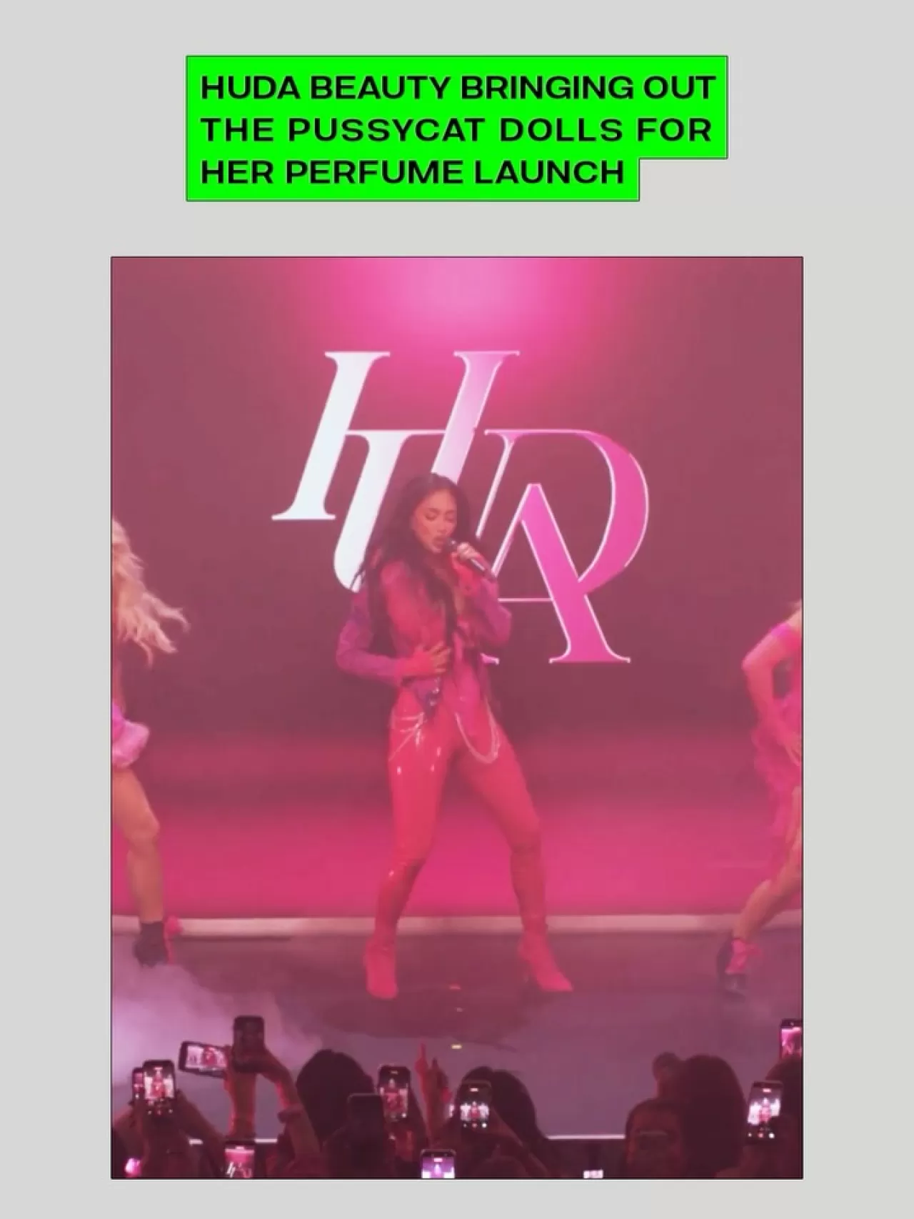 HUDA BEAUTY Parfüm Lansmanında Pussycat Dolls ve Central Cee Sürprizi