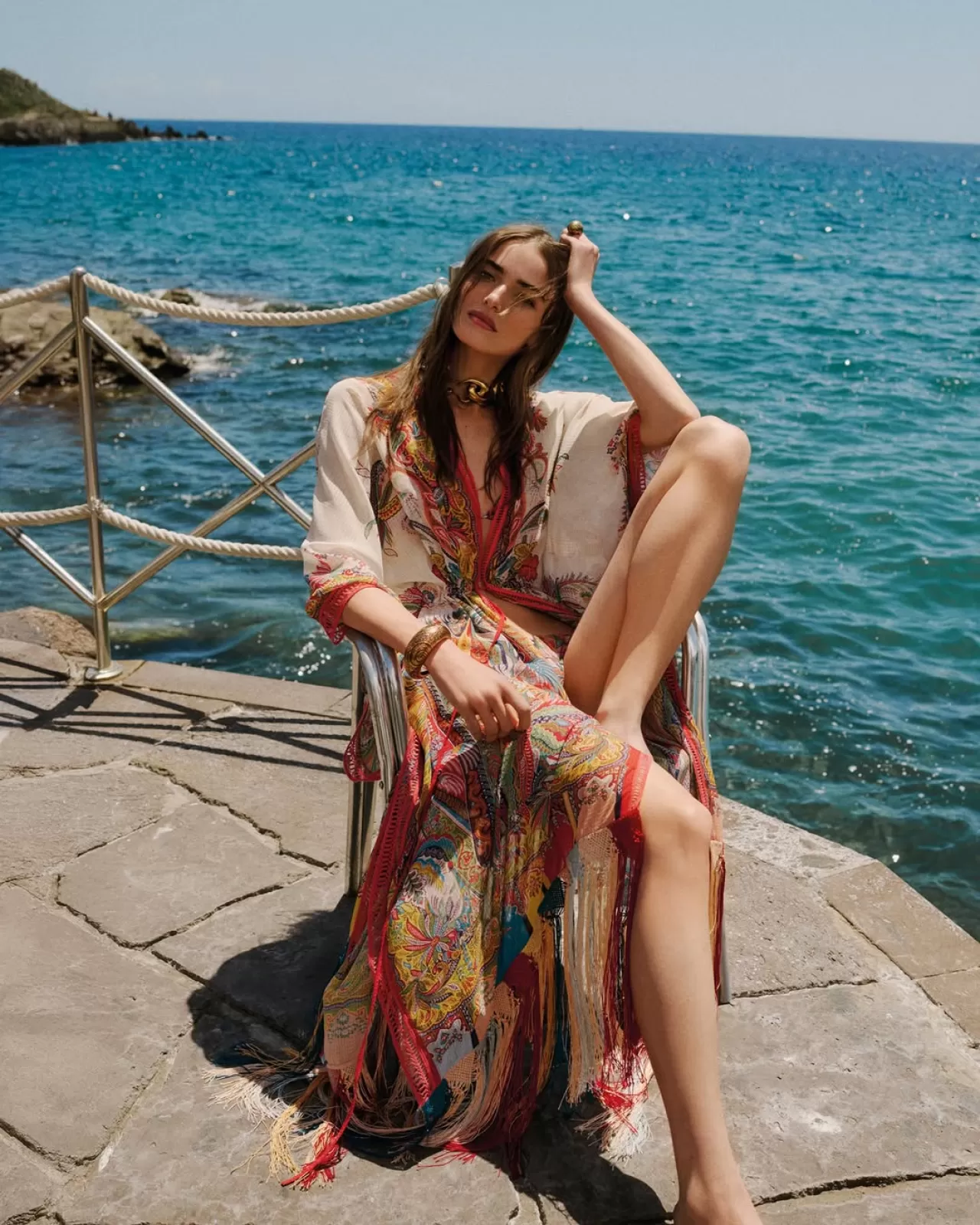 Etro Summer 2026: Milano'da Deniz, Gökyüzü ve Volkanik Taş Arasında