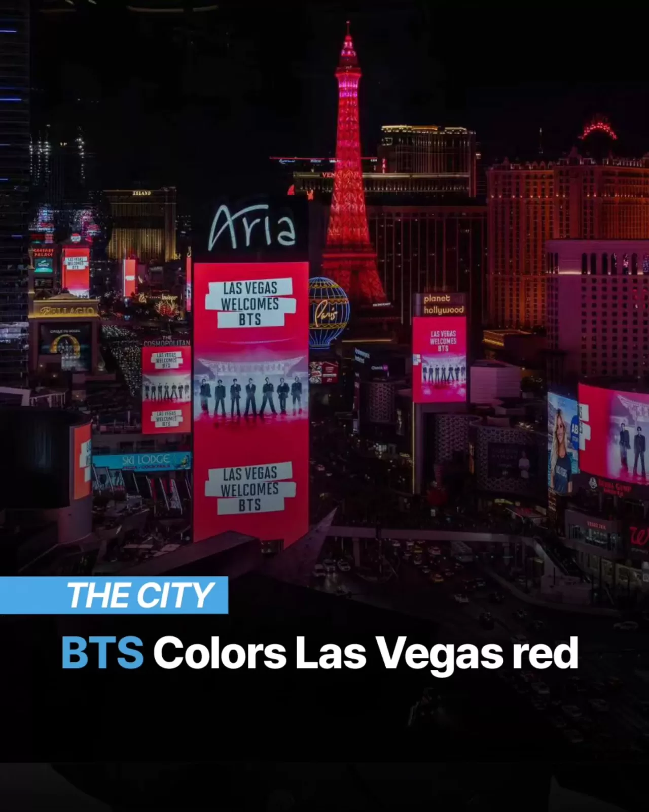 BTS Las Vegas'ı Kırmızıya Boyadı: Şehrin Kalbinde Arirang Rüzgarı