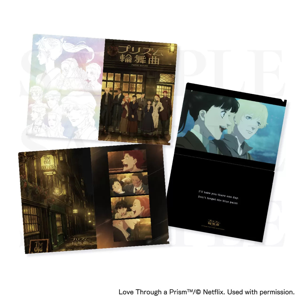 WIT STUDIO'dan Netflix İçin Özel Ürün: 'Love Through a Prism' Clear File Seti Ön Siparişte