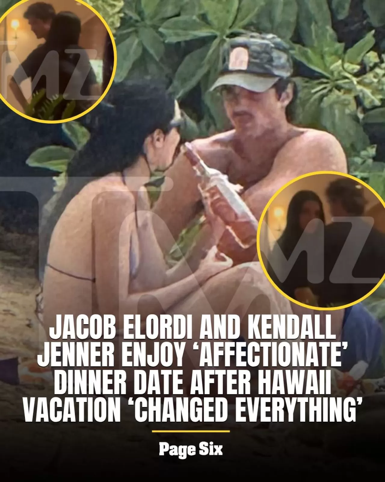Jacob Elordi ve Kendall Jenner Montecito'da Romantik Akşam Yemeği