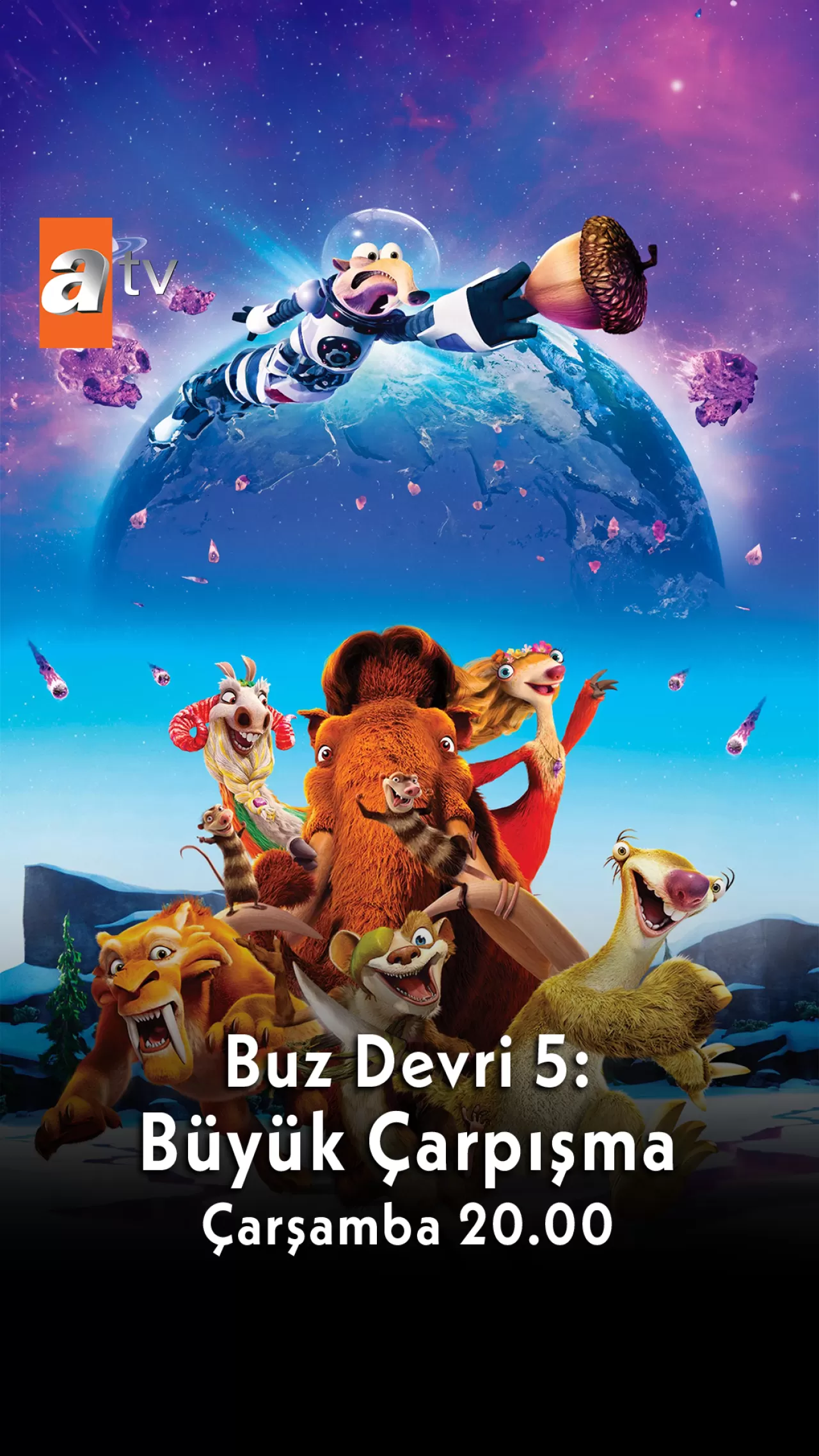 Buz Devri 5: Büyük Çarpışma Yarın ATV'de