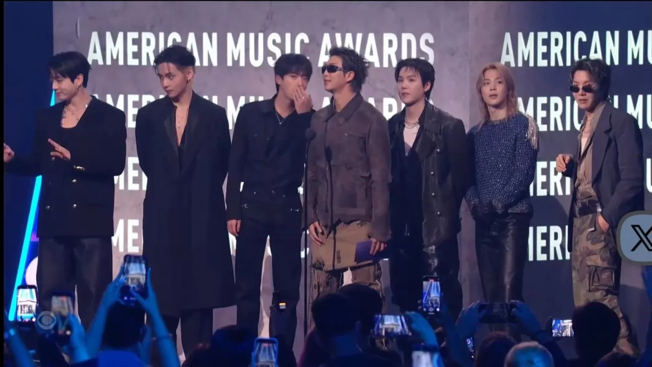 BTS American Music Awards'ta Sahne Aldı