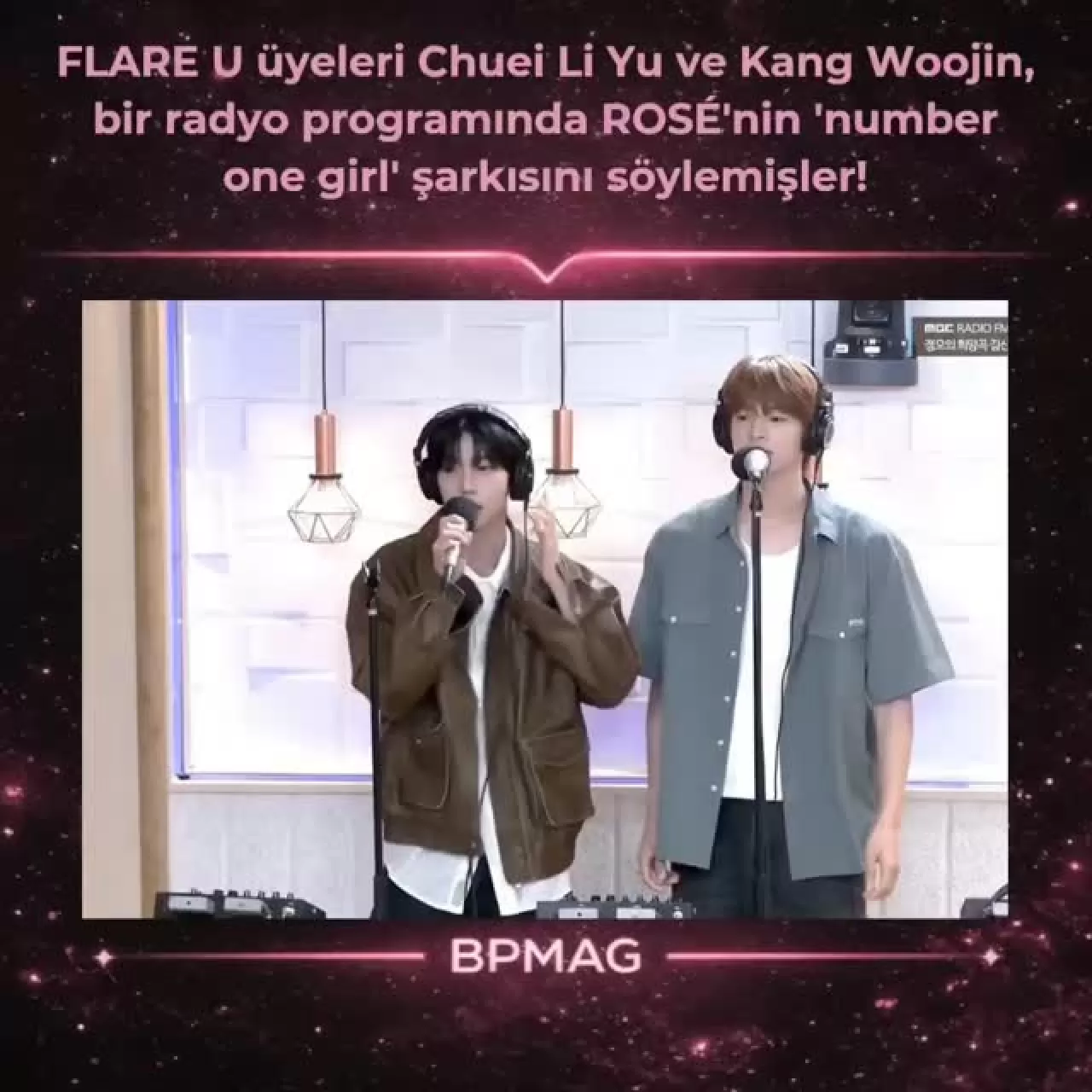 FLARE U Üyeleri Radyoda ROSÉ'nin "Number One Girl" Şarkısını Söyledi