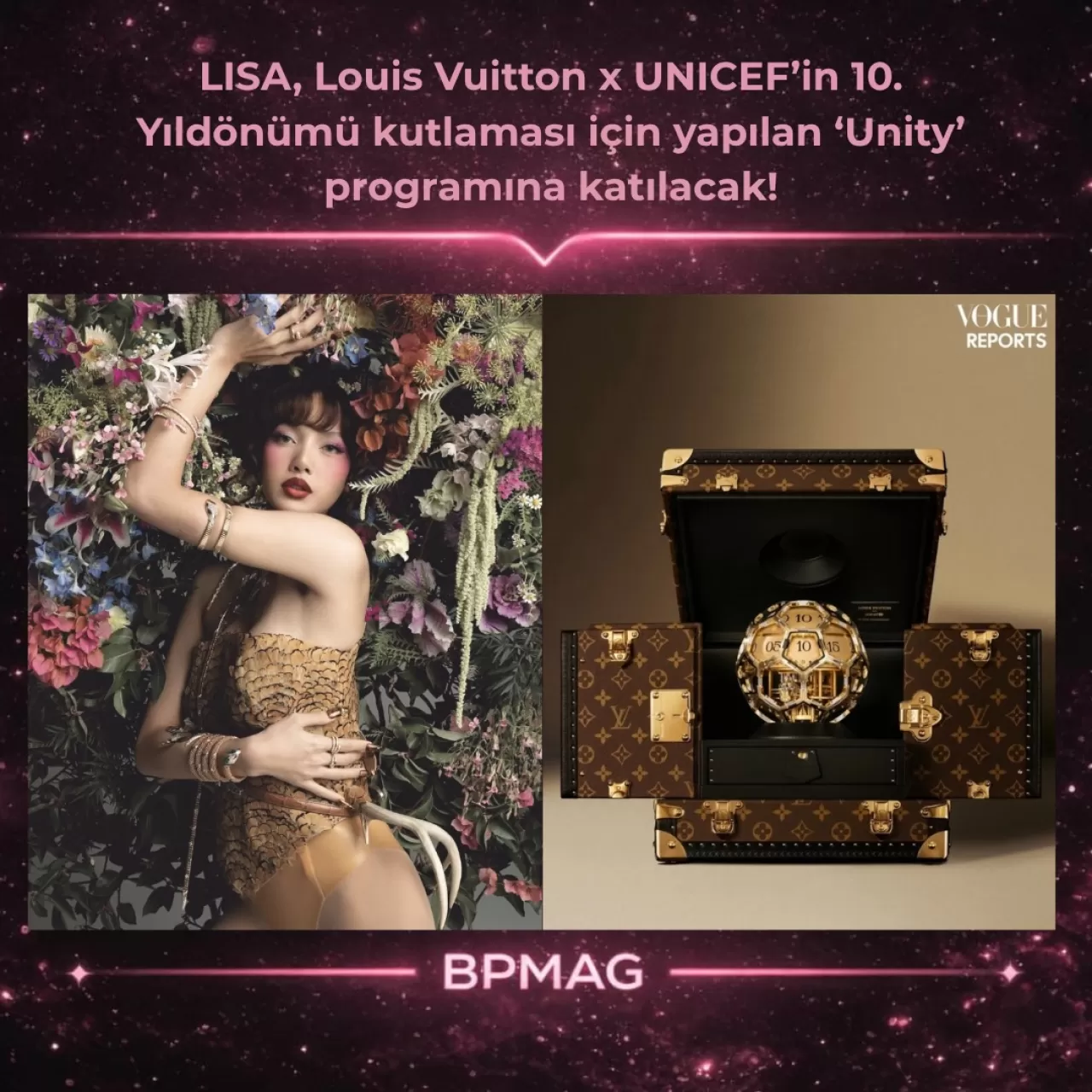 LISA, Louis Vuitton ve UNICEF'in 10. Yıldönümü 'Unity' Projesinde