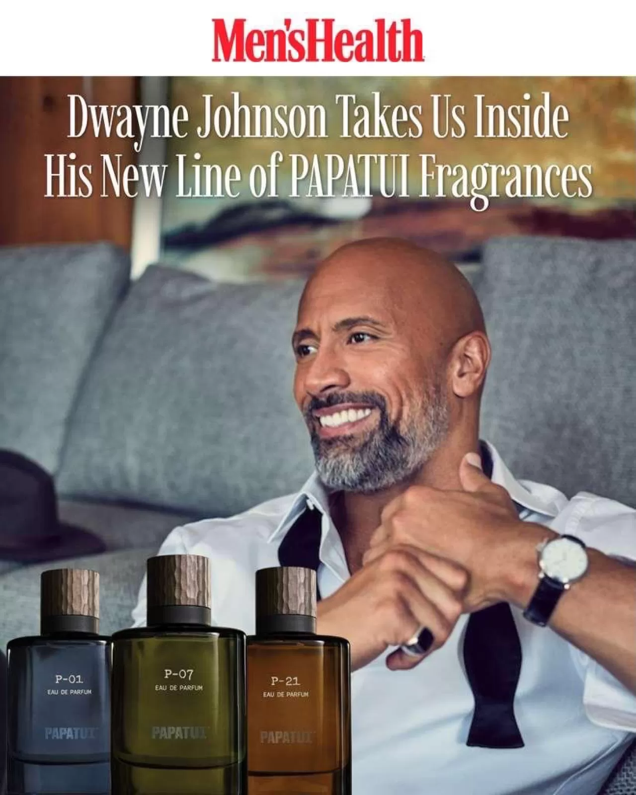 The Rock'ın PapaTui Markası Lüks Kolonya Koleksiyonu'nu Piyasaya Sürdü