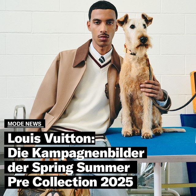 Louis Vuitton'ın 2025 Bahar/Yaz Koleksiyonunda Köpekler Öne Çıkıyor